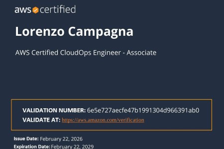 AWS Certified CloudOps Engineer Associate Certificate